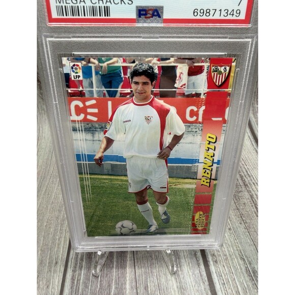 2004 PANINI SPORTS RENATO Florencio MEGA CRACKS #283 PSA Nm 7 Sevilla Fc - Picture 3 of 10